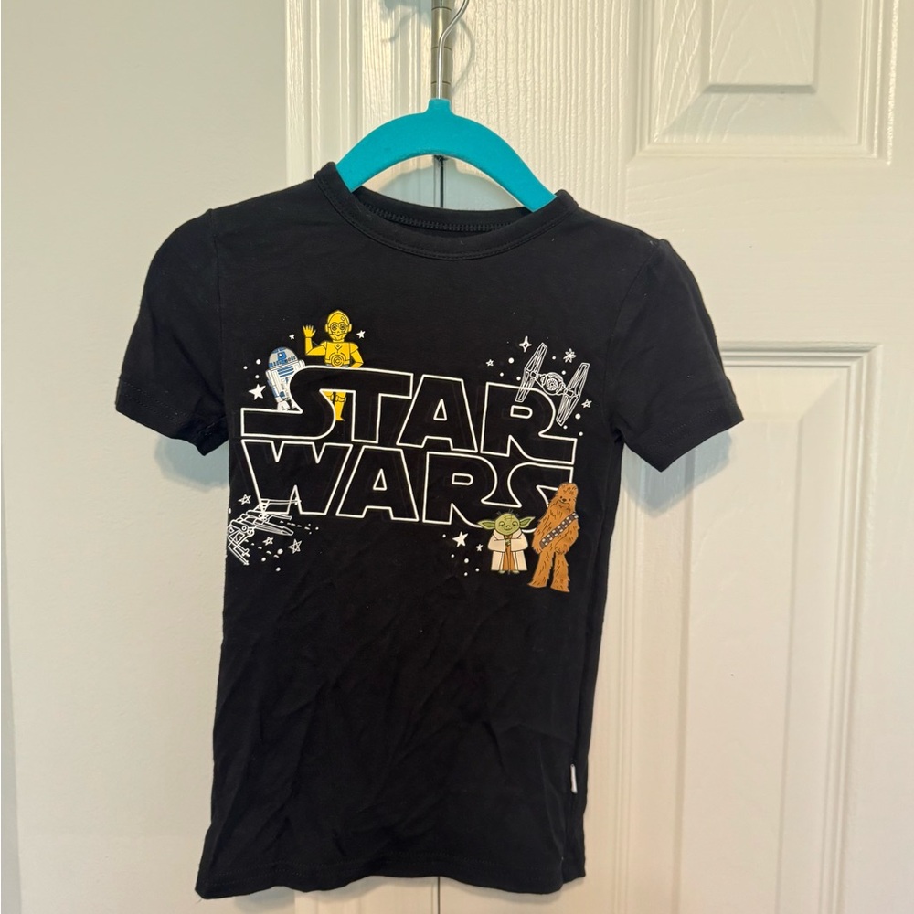 Little Sleepies Black Short Sleeve Tee